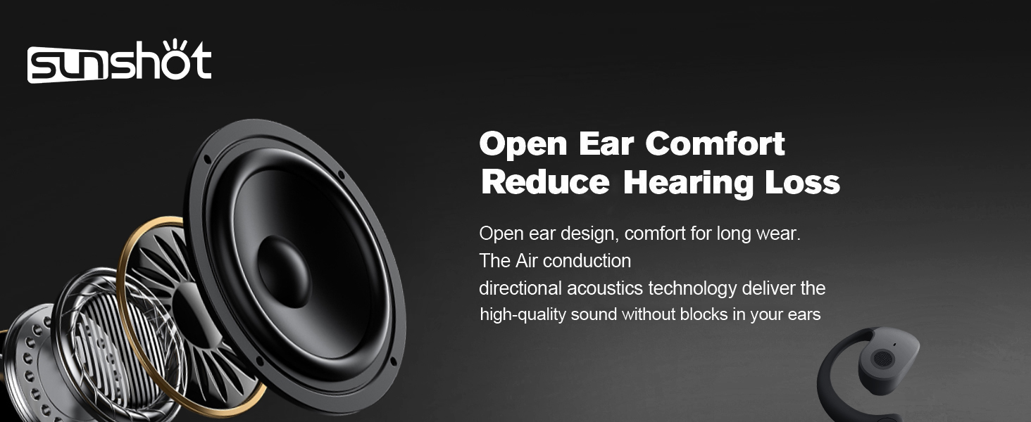 OWS JM13 Comfortable Open Ear Bone conductlon Headset Lenovo X15 Pro HiFi Music Earbuds