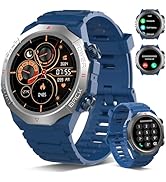 Military Smart Watches for Men(Answer/Make Calls), 1.39"HD Fitness Watch, 24/7 Heart Rate Sleep M...