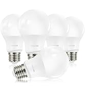 Consciot A19 LED Light Bulbs Dimmable,60W Equivalent,5000K Daylight White,9W 800 Lumens,E26 Stand...
