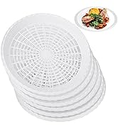 AccEncyc 6 Pack Paper Plate Holder 9" Plastic Paper Plate Holders Reusable Plate Holders for Part...