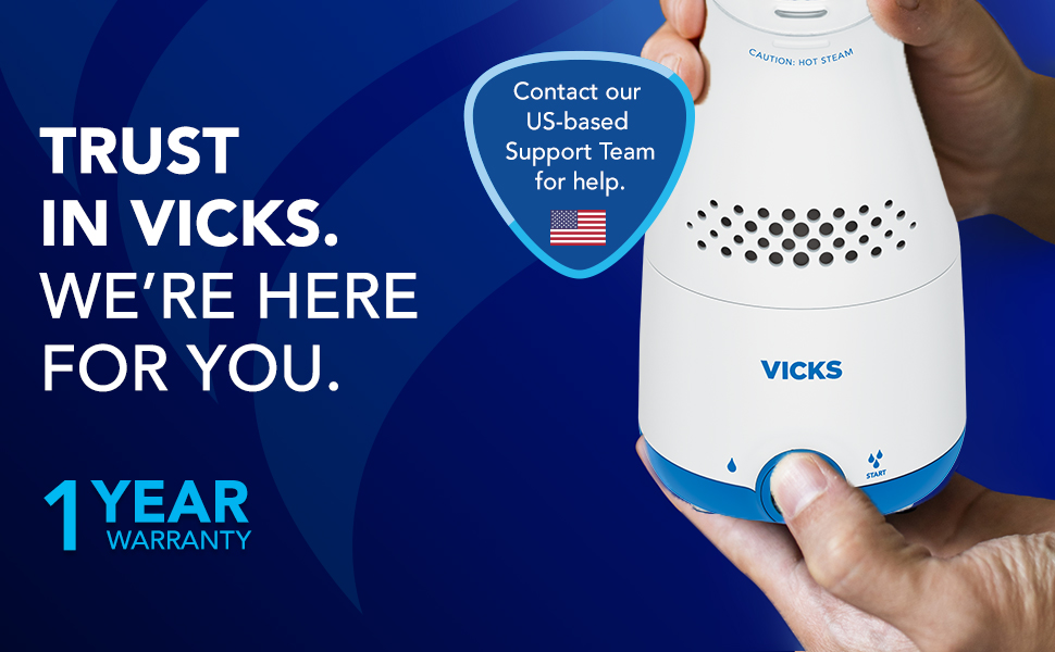 Vicks Steam Inhaler for Sinus Relief. Trust in vicks