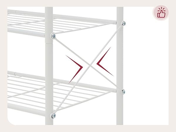 gold shoe rack for entryway