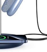 Miroddi Headphone Stand with Wireless Charger, Independent USB Charging Port, 5 in 1 Charging Sta...