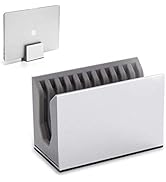JACKCUBE Design Vertical Laptop Stand – Tablet Holder Monitor Station for Office Desk Accessories...