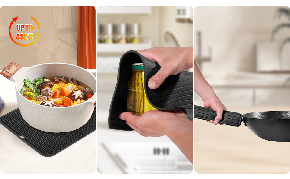 silicone hot pads for kitchen