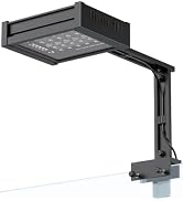 Pawfly 50 W Saltwater Aquarium Light for SPS & LPS Corals, Clip-On Dimmable LED Reef Light with A...