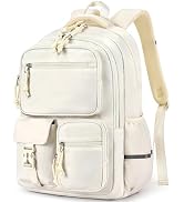 mibasies School Backpack for Teen Girls: 17.9 IN Backpack for Women with Laptop Compartment for M...