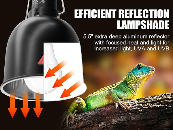 uvb reptile light fixture