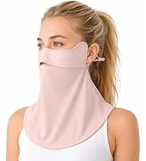 Enignic Face Cover for Sun Protection UPF 50+ UV Neck Protection UV Face Mask Covering(half mask)