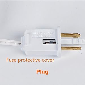 2 Pack Accessory Cord with Clear Bulb
