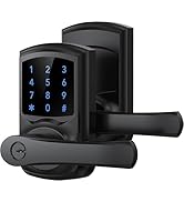 Signstek Keyless Entry Door Lock with Handle, Digital Keypad Door Knob, Smart Electronic Lock wit...