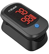 Mibest CN160 Fingertip Pulse Oximeter Blood Oxygen Saturation Monitor with Batteries Included (Bl...