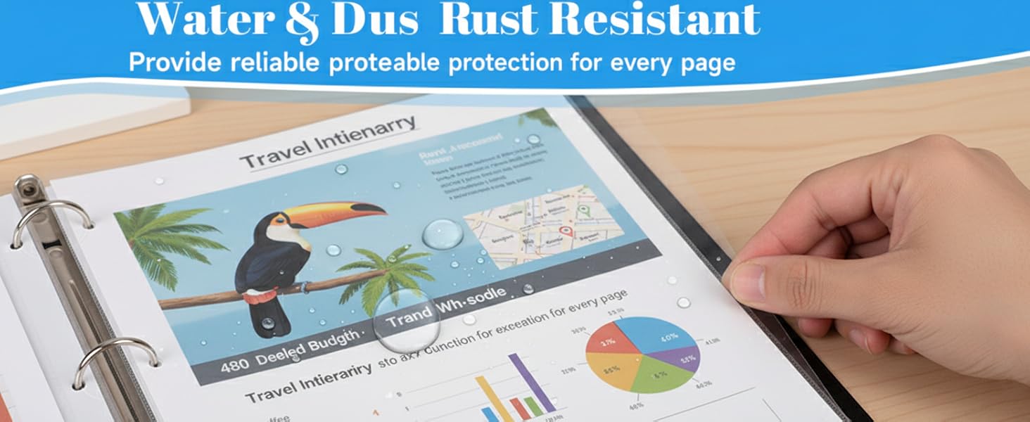 page protectors for 3 ring binder