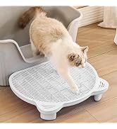 SpaceTime Cat Litter Mat Litter Trapping Mat,20.08"x15.94"x3.54"Large Dual-Layer Cat Litter Box M...