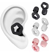 Ear Plugs for Sleeping Noise Cancelling (3Pair), Soft Noise Reduction Ear Plugs, Reusable Hearing...
