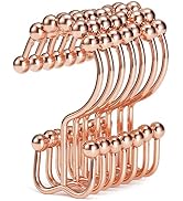 Shower Curtain Hooks, Goowin Shower Curtain Rings, Stainless Steel Shower Curtain Hooks Rust Proo...