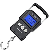 NUTRI FIT Luggage Scale Digital Suitcase Weighing Scale Portable for Travel, Handheld Fish Weight...