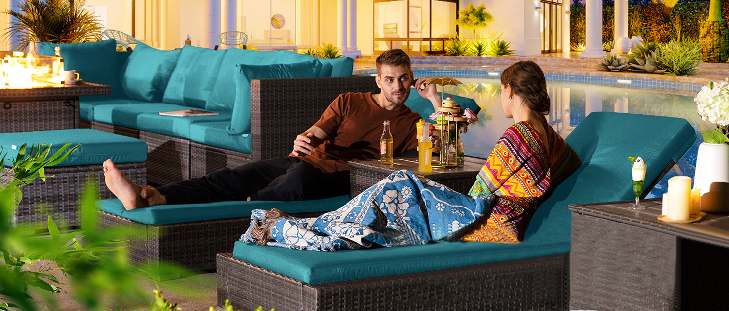 outdoor sectional cushions, Outdoor Chaise Lounge Cushion, Outdoor Chaise Lounge Cushion