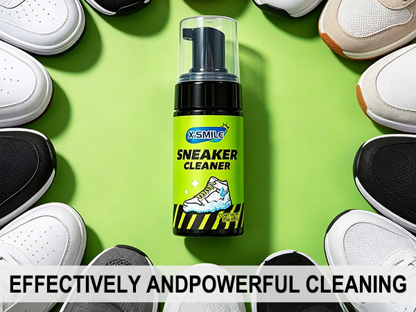 sneaker care and shoe cleaning solution for white shoes and sneakers