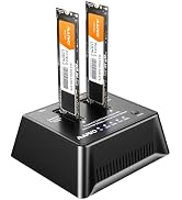 MAIWO Dual M.2 NVMe Cloner, 10Gbps USB 3.2 Gen 2 External SSD Docking Station for PC Laptop, Stan...