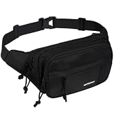 WATERFLY Pack Waist Packs: Large Crossbody Packs for Women Men