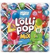 Original Lollipops Mix – 65 Count Bulk Candy Pack – Assorted Fruity Flavors, Individually Wrapped...