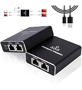 LIEZHUA Upgrade Ethernet Splitter 1 to 3 High Speed 1000Mbps, LAN Splitter with USB Power Cable, ...