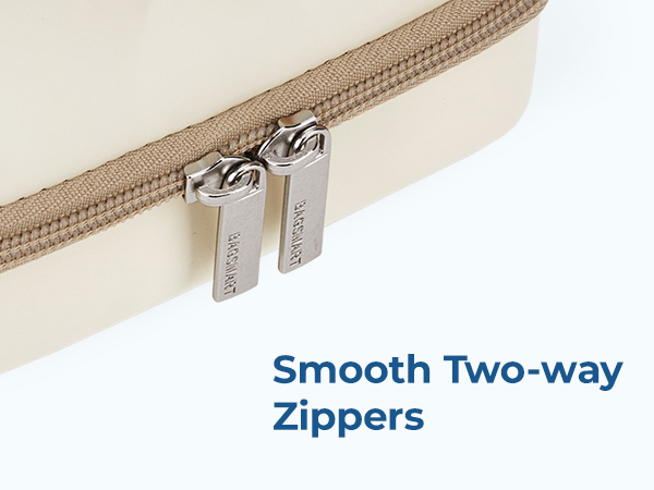 Smooth Two-way Zippers