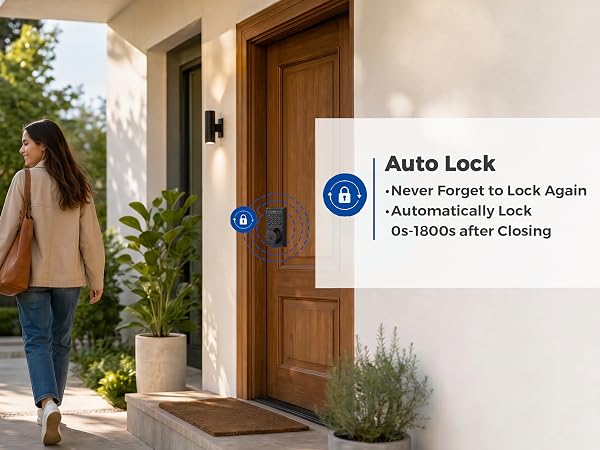 Auto Lock Smart Deadbolt Lock