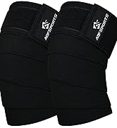 AQF Knee Wraps for Weightlifting - USPA & IPL Approved Gym Knee Support