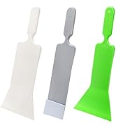 ZAVOOS 3 Pieces Window Tint Tools, Long Handle Auto Bulldozer Squeegee Scrubber Paddle Squeegee K...