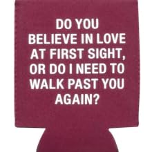 maroon koozie drink
