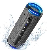 Tronsmart T7 Lite 24W Portable Bluetooth Speaker, Enhanced Bass, Rainbow Light Show, 24H Playtime...