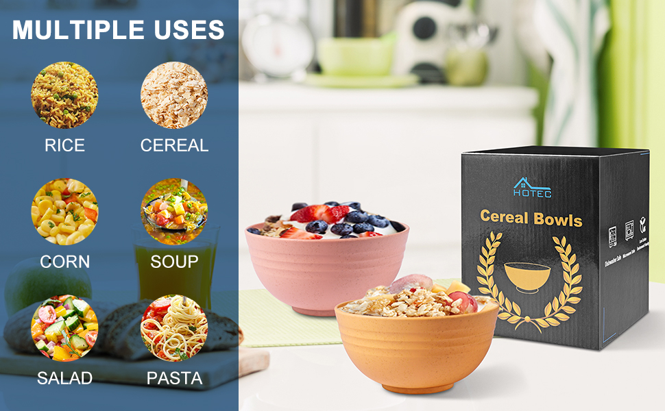 salad soup milk bowls
