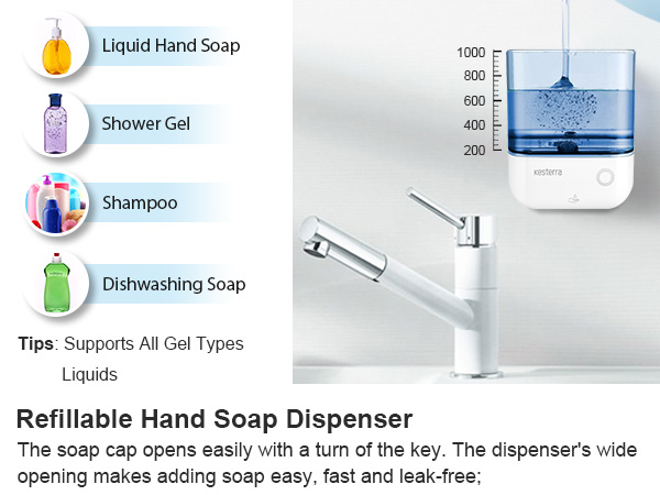 large soap dispenser