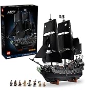 LEGO Icons Captain Jack Sparrow’s Pirate Ship Building Set for Adults, Ages 18+ - Room Decor for ...