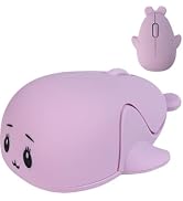 Wireless Mouse Cute Animal Dolphin Shape Small Silent Click Ergonomic Portable Quiet Travel Light...