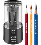 AFMAT Electric Long Point Pencil Sharpener for Artist, Fast Sharpen & Auto Stop, 8-17mm Super Lon...