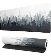 Desk Mat,Large Mouse Pad 31.5x11.8 Inch XL Extended Gaming Mouse Pad Mat with Non-Slip Base Stitc...