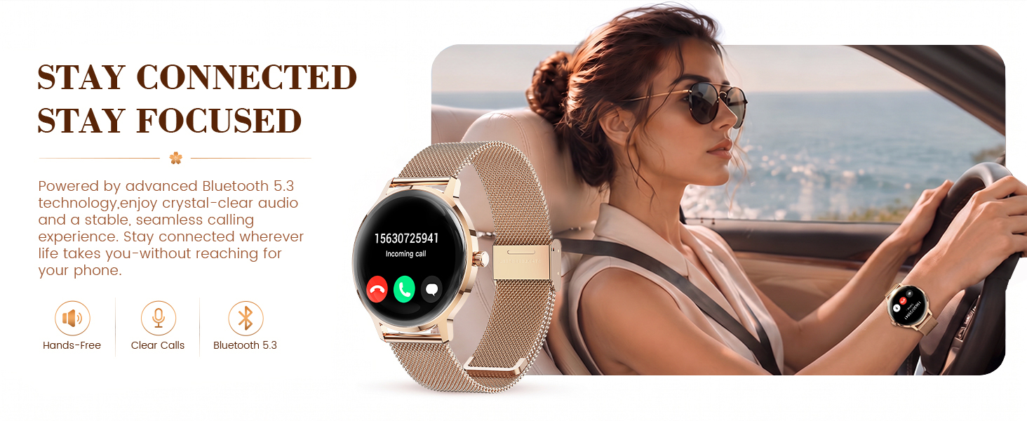 Stay connected wherever life takes you-without reaching for your phone.