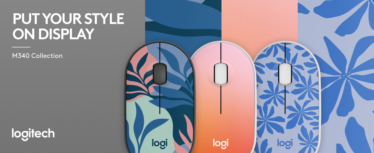 put yourself on display with m340 collection wireless colorful mice