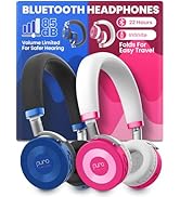 Puro Sound Labs Bluetooth Headphones for Kids - Volume-Limited, Adjustable On-Ear Design, 22-Hour...