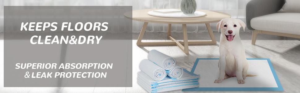 Super Absorbent and Leak-proof Dog Pads