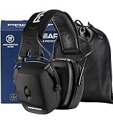 PROHEAR 056 30dB Highest NRR Electronic Shooting Ear Protection Muffs, Sound Amplification 4 Time...