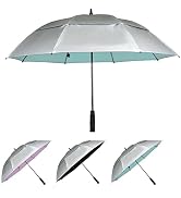 MRTLLOA 54/62/68/72 Inch Automatic Open Golf Umbrella, Extra Large Oversize Double Canopy Vented ...
