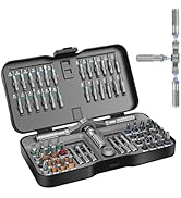 66 in 1 Magnetic Screwdriver Set, DIY Ratchet Screwdriver Set, Multi Bit Magnetic Drive Set with ...