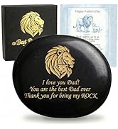 Mom Gifts from Daughter Son, Elephant Gift's Natural Stone Decorative Pebble with Gift Box & Card...