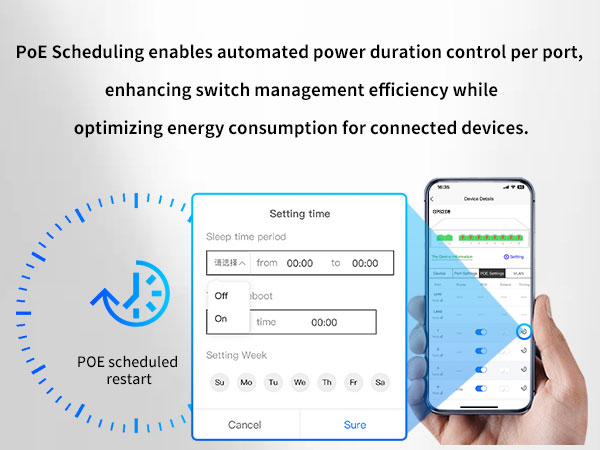 8 port gigabit managed poe switch
