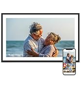 Digital Picture Frame, 15.6 Inch Large Frameo Digital Photo Frame WiFi, 32GB, 1920 * 1080 IPS HD ...