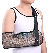 Mesh Arm Shoulder Sling Medical Shoulder Immobilizer for Shoulder Injury Torn Rotator Cuff, Breat...